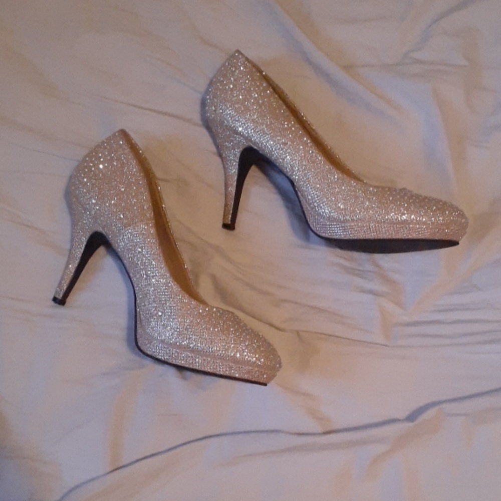 Gold heels